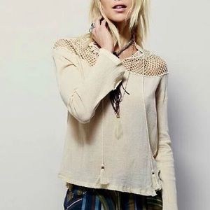 Free people crochet top